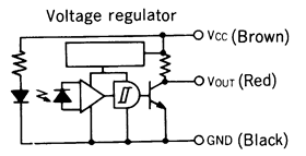 光電開(kāi)關(guān)OS-5201原理電路